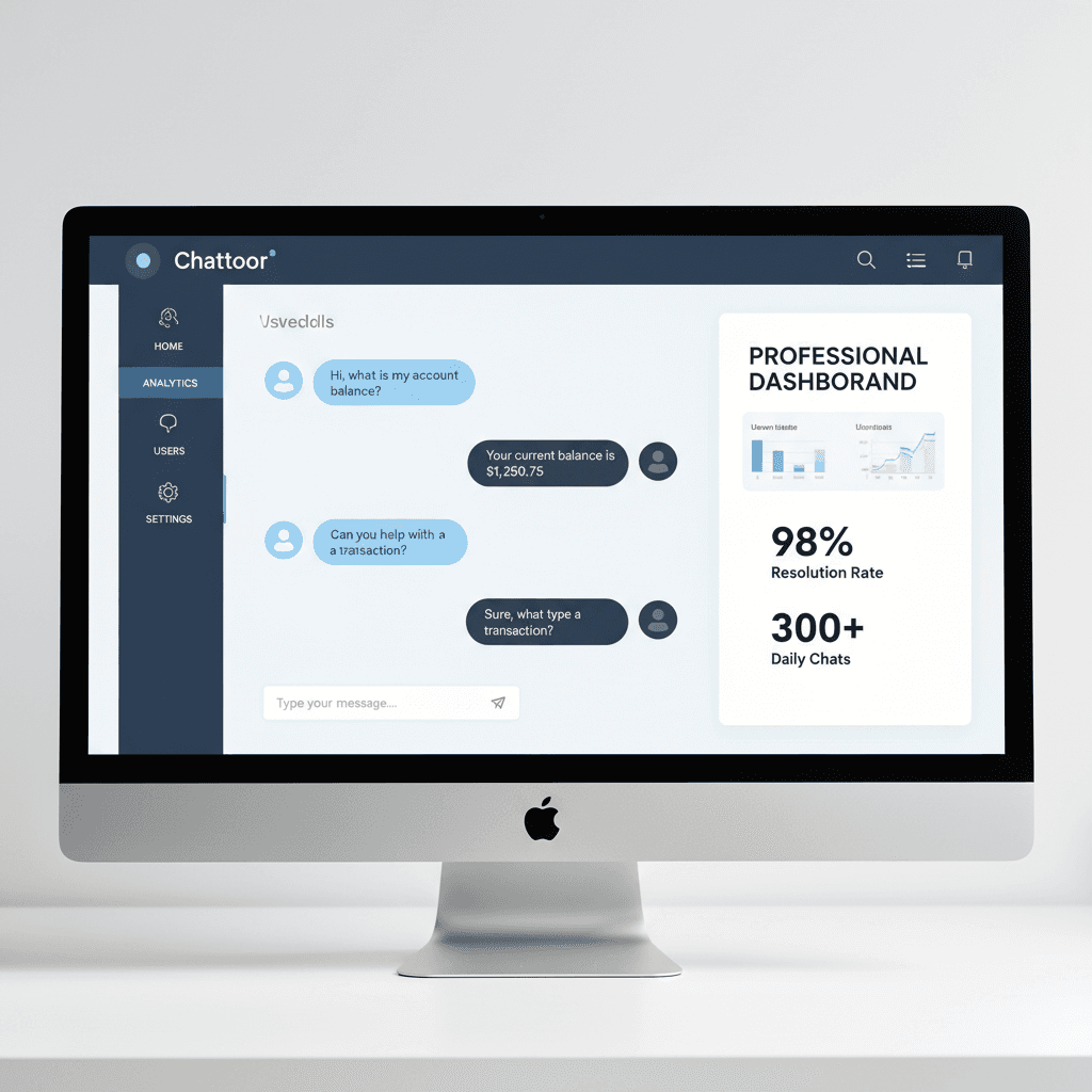 AI chatbot interface